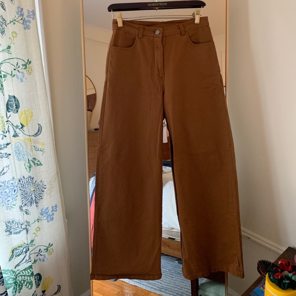 Loup high-rise wide-leg pants